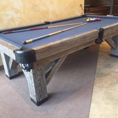 8' Legacy Harpeth Pool Table Brand New Rustic