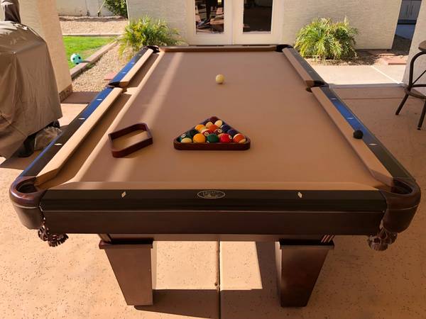 SOLO®  Glendale  8' Legacy 3pc Slate Pool Table196