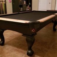 Connelly Black Pool Table with Ping Pong Top