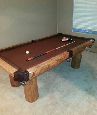 Rustic Style Pool Table