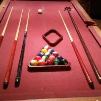 Olhausen Pool Table With Accessories